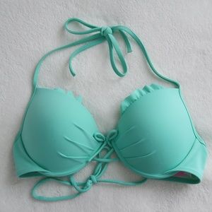 Victorias Secret Mint Bikini Top 34C